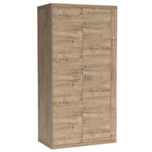 Szafa Natural N-1 2D kratka Ribbeck – nowoczesny design, naturalne materiały, pojemność 2-drzwiowa