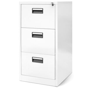 Szafa Sara V003 metalowa biały – nowoczesny design, stalowa konstrukcja, pojemne wnętrze