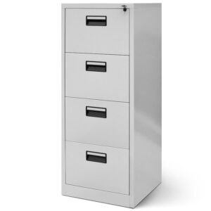 Szafa Sara V004 metalowa – funkcjonalna, szara, nowoczesny design