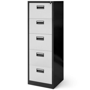 Szafa Sara V005 metalowa antracyt/biały – nowoczesny design, trwały materiał, funkcjonalność