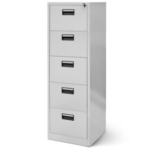 Szafa Sara V005 metalowa – nowoczesny design, szary kolor, solidna konstrukcja