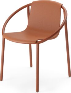 Krzesło Ringo brązowe – elegancki design, wygoda, trwałe materiały