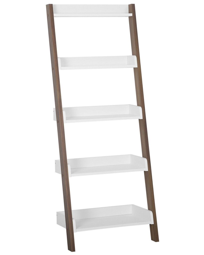 Regał 5 półek MOBILE TRIO 164 cm Brązowy/ biały
