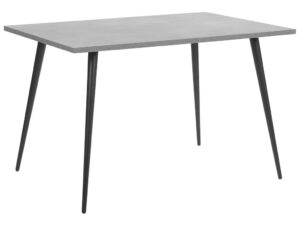 Stół do jadalni SANTIAGO Szary efekt betonu 120 cm 80 cm