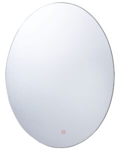 Lustro łazienkowe LED MAZILLE 60 cm 80 cm Srebrny