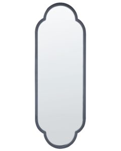 Lustro ścienne TROUY 40 cm 102 cm Metal Czarny