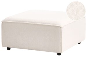 Otomana ARDAL Boucle Złamana biel