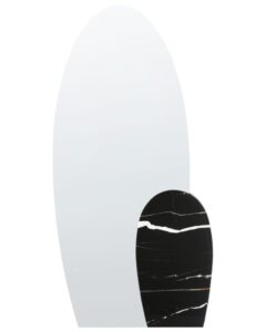 Lustro ścienne VIERZON 58 cm 120 cm Czarny