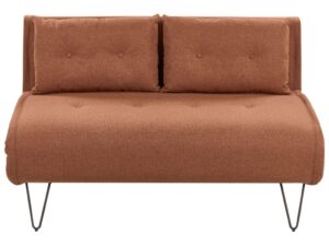 Sofa rozkładana dla 2 osób VESTFOLD  Pomarańczowy