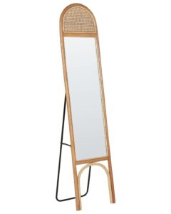 Lustro stojące BRUSSEY 170 cm Rattan Naturalny