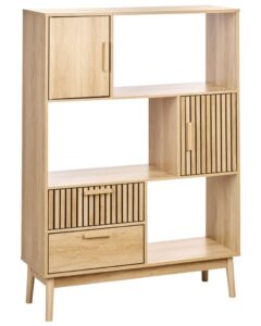 Regał LYNWOOD 140 cm Jasnobrązowy