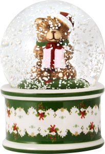 Dekoracja świąteczna Christmas Toys kula śnieżna 9 cm – piękna ozdoba, idealna do wnętrz, klasyczny design, szkło