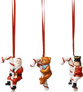 Ozdoby choinkowe Nostalgic Ornaments laski cukrowe 3 szt. – dekoracje świąteczne, tradycyjny styl, kolorowe