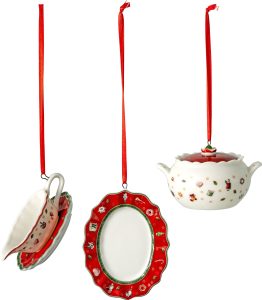 Ozdoby choinkowe Toy’s Delight Serving 3 szt. – eleganckie, kolorowe, szklane