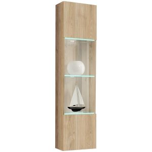 Witryna FLY HJ FY 42 hickory jackson – nowoczesny design, funkcjonalność, naturalne drewno
