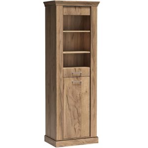 Witryna mała Antica A-11 kraft złoty – elegancka, stylowa, drewniana