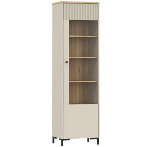 Witryna Palmerston BITV711-M846 – elegancka witryna, drewno, szklane drzwi, nowoczesny design