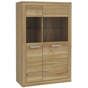 Witryna Talino Dąb Mauvella Tbbv422-D108 – elegancka witryna, kolor dąb, styl nowoczesny