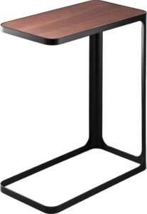 Stolik boczny Yamazaki czarny – minimalistyczny design, funkcjonalność, idealny do nowoczesnych wnętrz