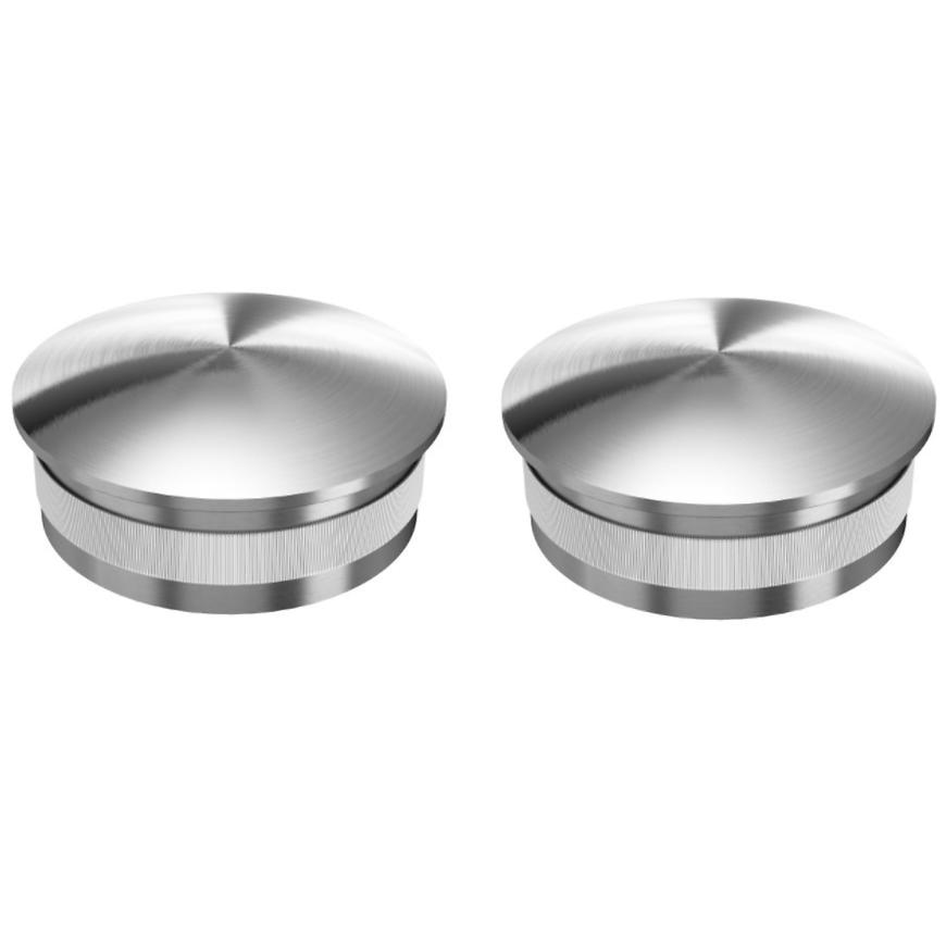 Zaślepka dla rury Ø42,4mm – 2 szt – solidne wykonanie, trwały materiał, uniwersalne zastosowanie