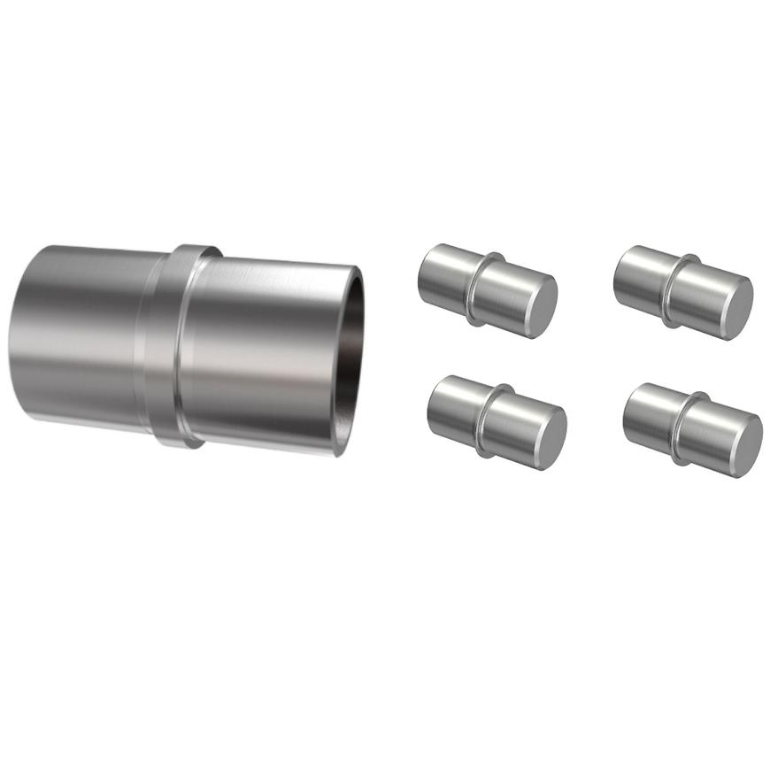 Zestaw łączników dla rur – 1x Ø42,4mm, 4x Ø12,0mm