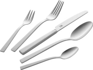 ZWILLING KING Zestaw sztućców matowych (60 elementów) – elegancki design, stal nierdzewna, matowe wykończenie