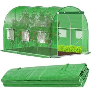 Folia zapasowa do tunelu ogrodowego 3x2x2 m poszycie na szklarnię UV-4 140gs/m zielone