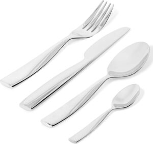 Sztućce Dressed komplet 24 elementów – elegancki design, stal nierdzewna, zestaw dla 6 osób
