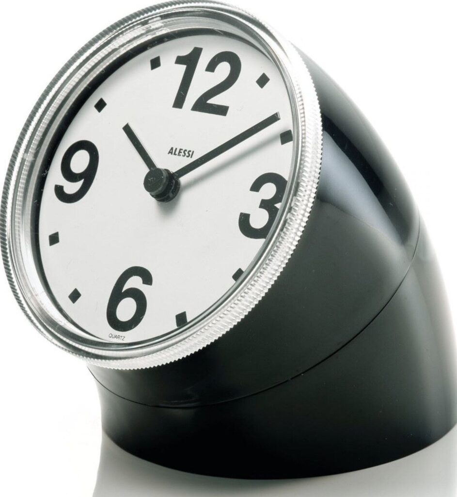 Zegar stołowy Cronotime czarny – elegancki design, funkcjonalność, stylowy dodatek do wnętrz