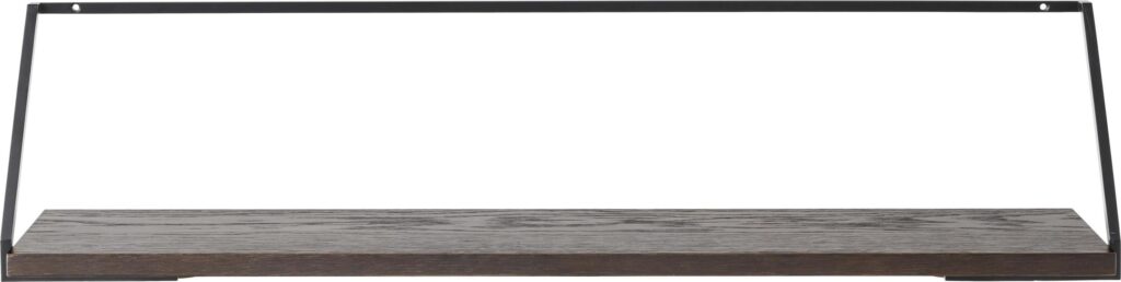 Półka Rail 92 x 25 cm ciemny dąb – nowoczesny design, praktyczne zastosowanie, trwały materiał