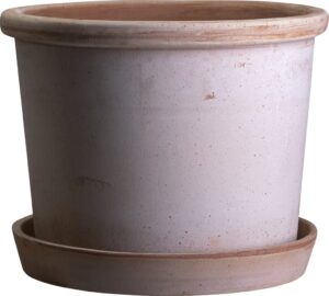 Donica ogrodowa Galestro 40 cm różowa z podstawką – elegancki design, idealna do ogrodu, wysokiej jakości materiał