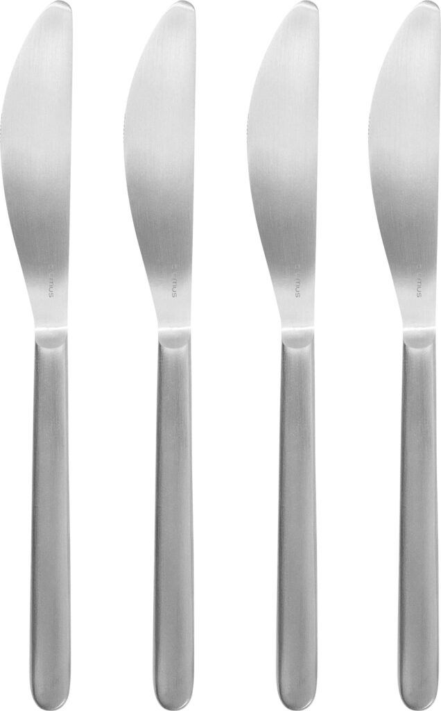 Noże do masła Stella 4 szt. – elegancki design, stal nierdzewna, ergonomiczne uchwyty