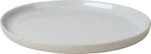 Talerz deserowy Sablo 14 cm – elegancki design, biały kolor, ceramiczny materiał