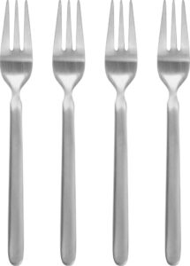 Widelczyki do ciasta Stella 4 szt. – elegancki design, stal nierdzewna, idealne do serwowania