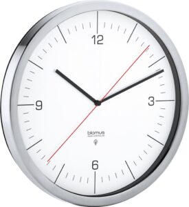Zegar ścienny sterowany radiowo Crono 24 cm biały – precyzyjny czas, nowoczesny design, idealny do każdego wnętrza