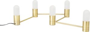 Lampa stołowa i ścienna Bent – nowoczesny design, uniwersalny kolor, idealna do każdego wnętrza