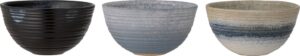 Miski Elia 470 ml 3 szt. – eleganckie, funkcjonalne, porcelanowe