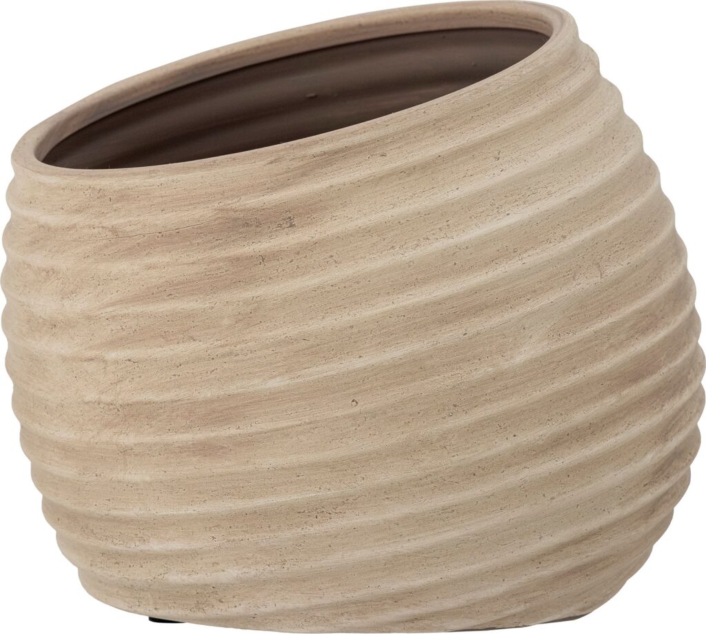 Osłonka na doniczkę Cimmy 22 cm – elegancki design, trwały materiał, idealna do wnętrz