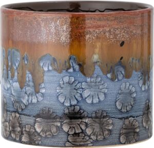 Osłonka na doniczkę Ina 20 cm – elegancka, ceramiczna, odporny na warunki atmosferyczne