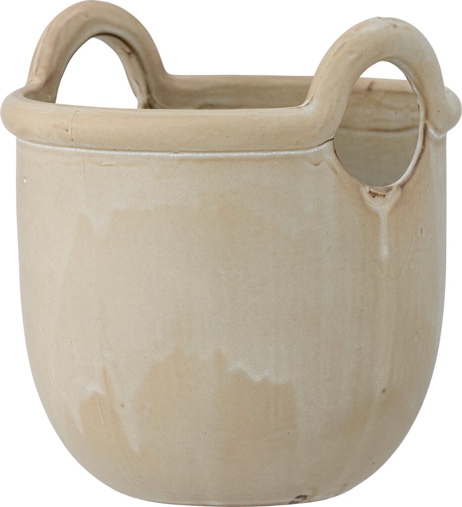 Osłonka na doniczkę Janti 20 cm – elegancki design, uniwersalny kolor, plastik