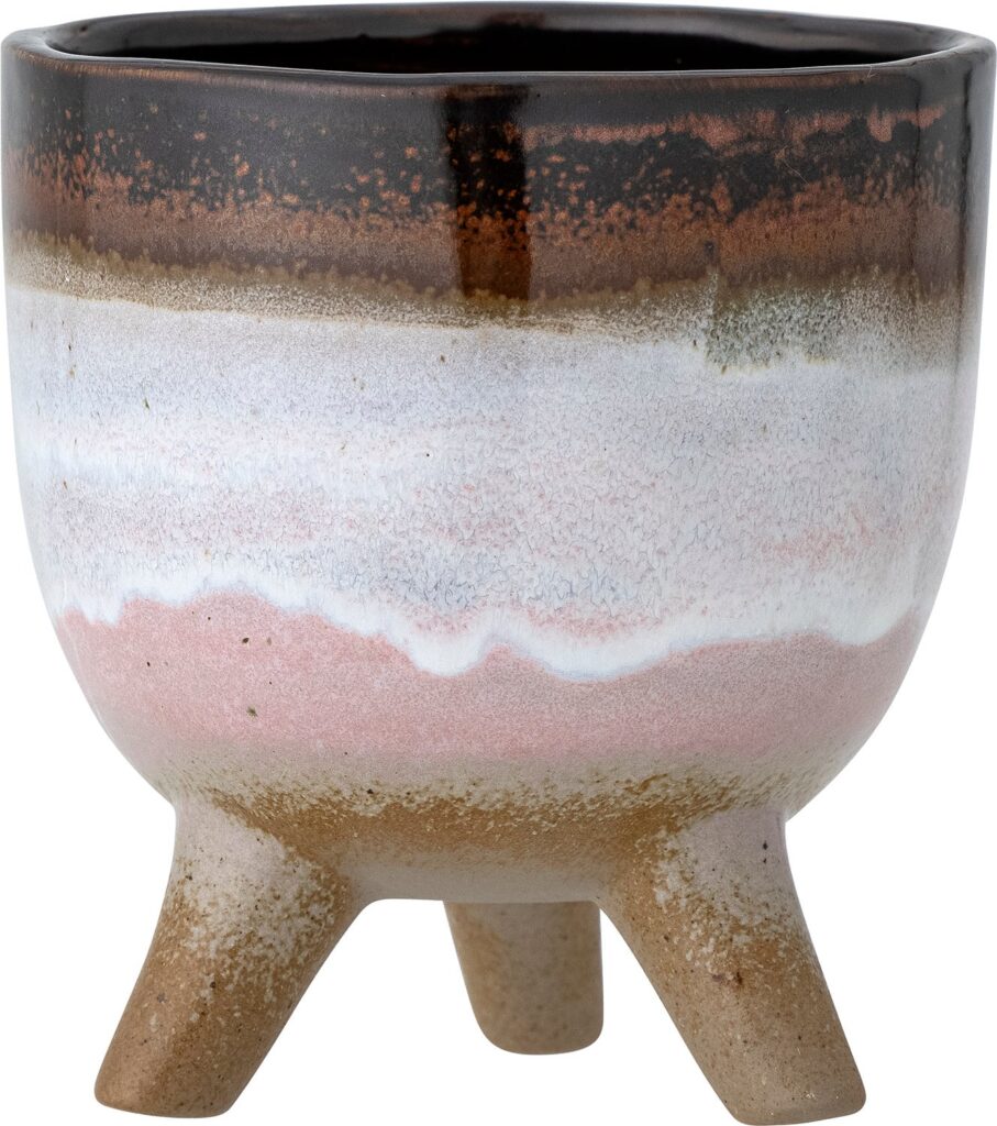 Osłonka na doniczkę Maikii 10 cm – ceramiczna, stylowa, idealna do małych roślin