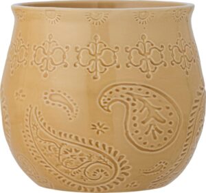 Osłonka na doniczkę Rani 20,5 cm – elegancka, ceramiczna, w kolorze białym