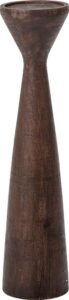 Piedestał Thio 56 cm z drewna mango – elegancki, naturalny, 56 cm, drewno mango