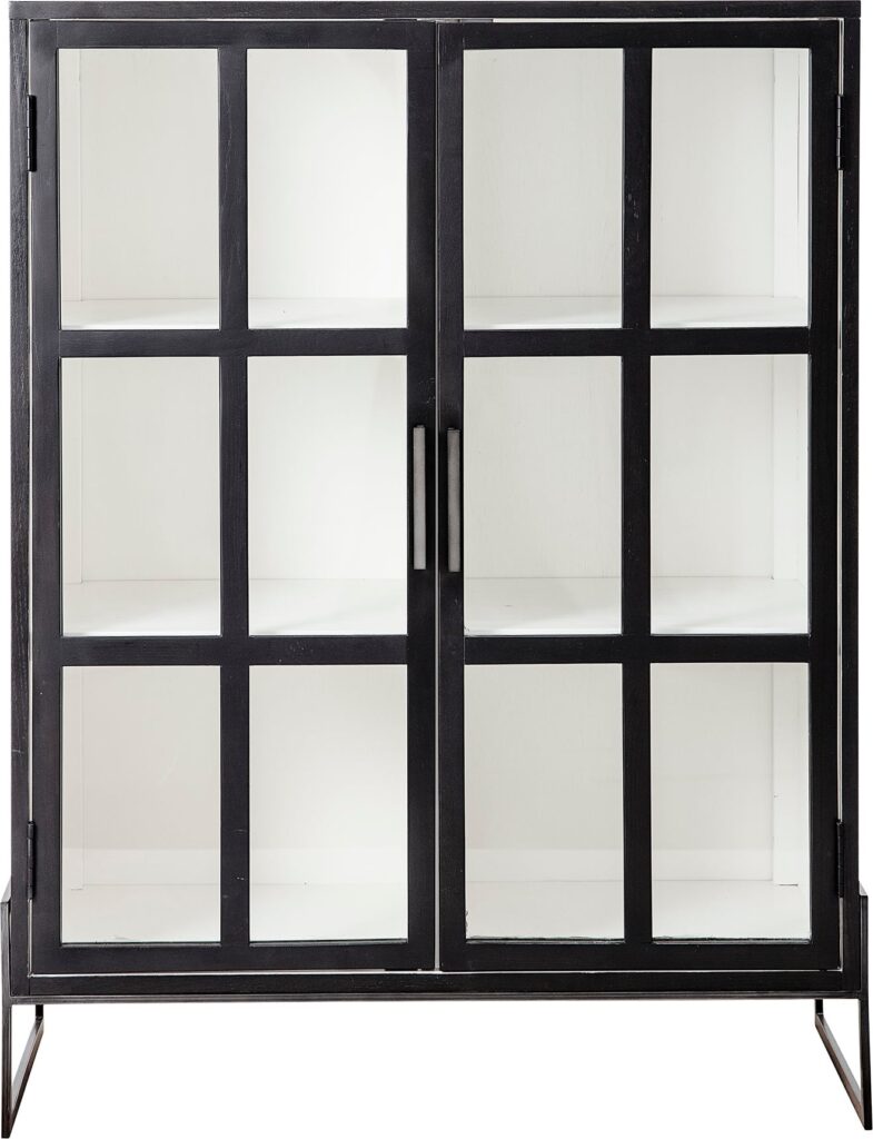 Szafka Opal czarna – elegancki design, nowoczesny styl, wysoka jakość, uniwersalne zastosowanie