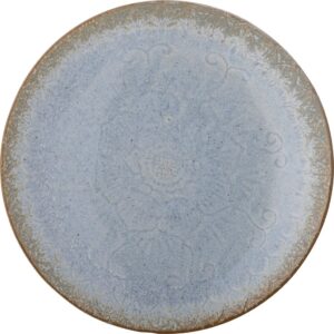 Talerz obiadowy Idunn 25,5 cm niebieski – elegancki design, porcelana, idealny do serwowania dań