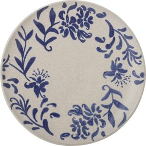 Talerz obiadowy Petunia 24 cm – elegancki design, biały kolor, ceramika