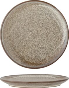 Talerz śniadaniowy Nohr 20,5 cm – elegancki design, funkcjonalność, biały kolor, ceramika