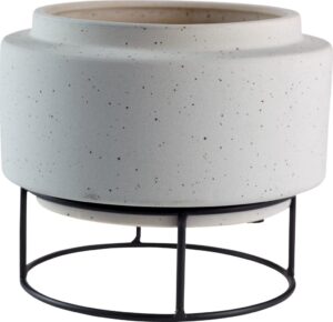 Kwietnik Botanique 17,5 cm szary – elegancki design, trwały materiał, idealny do wnętrz