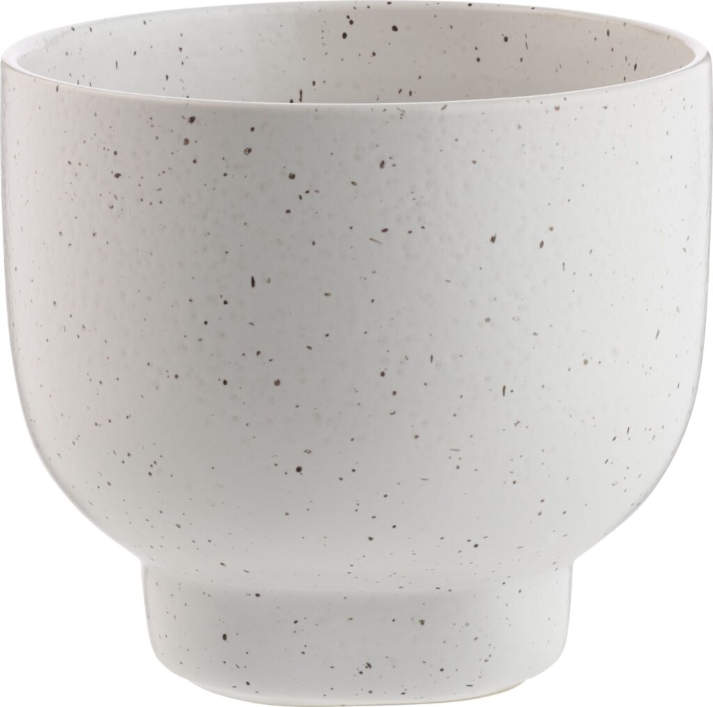 Osłonka na doniczkę Forma 15 cm biała – elegancki design, uniwersalny kolor, praktyczne zastosowanie