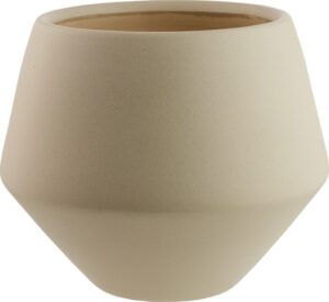 Osłonka na doniczkę Grove 30 cm piaskowa – elegancki design, naturalny kolor, idealna do wnętrz